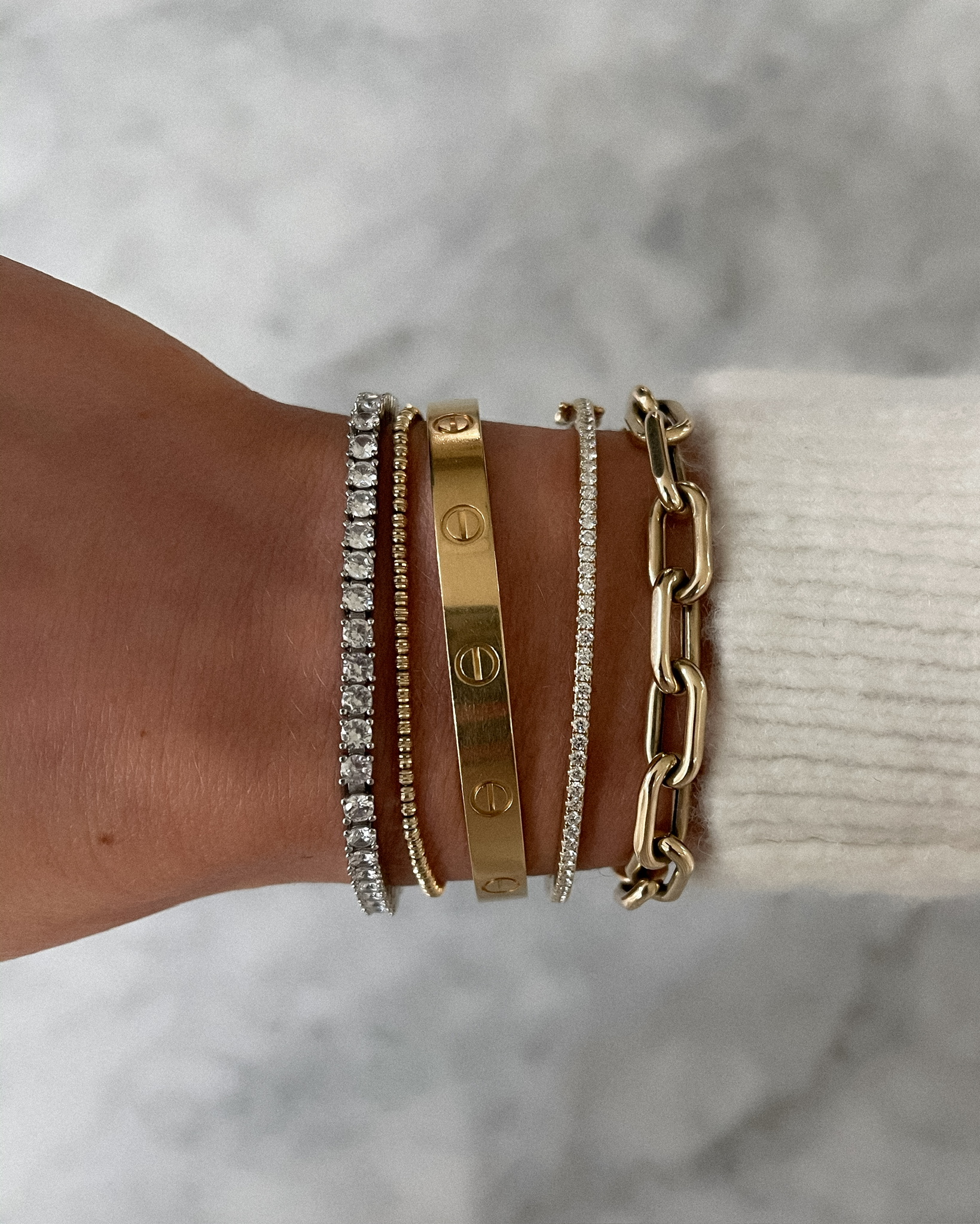 fashion jackson amazon fashion CZ diamond tennis bracelet