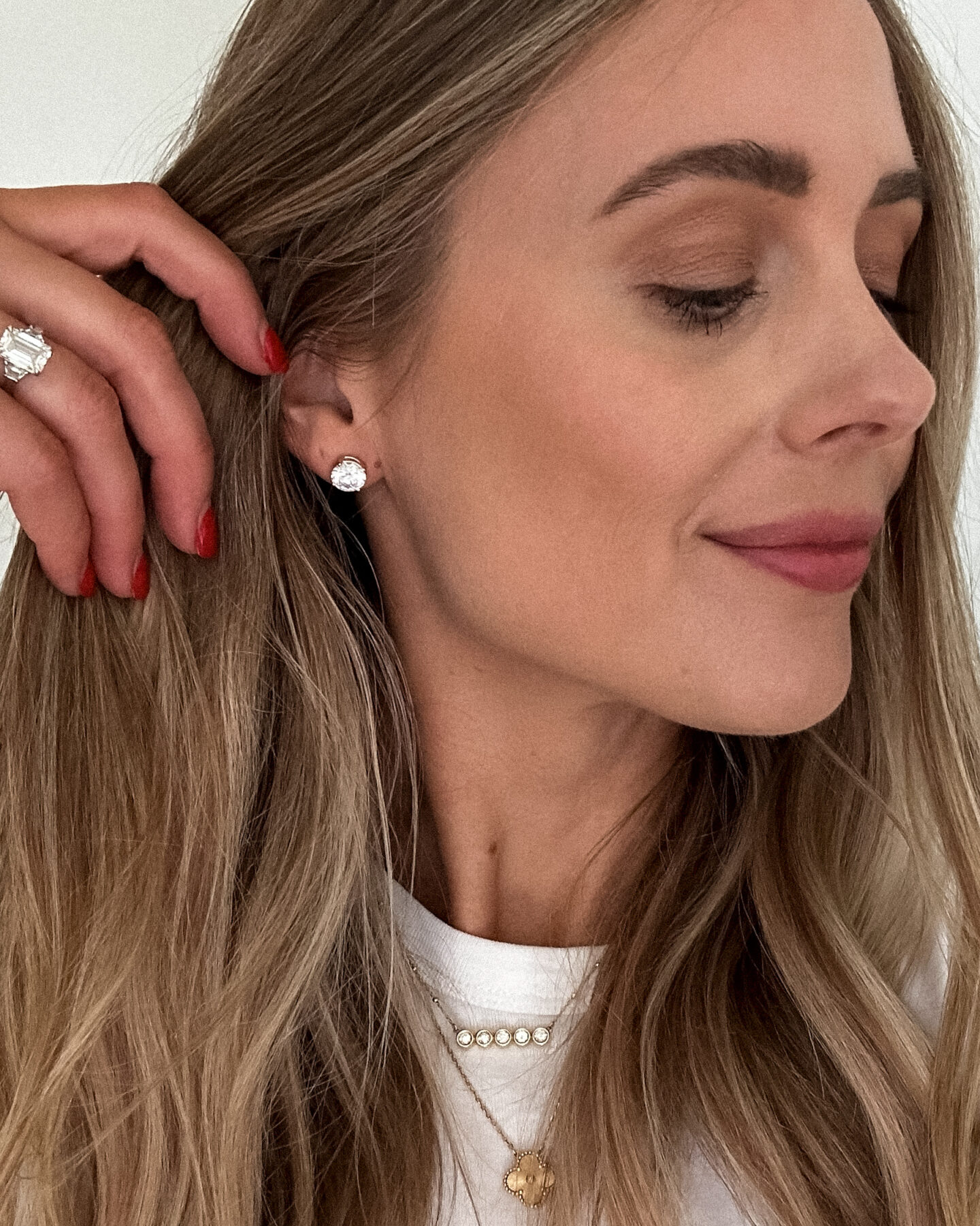 Fashion Jackson Wearing Amazon CZ Diamond Studs 1